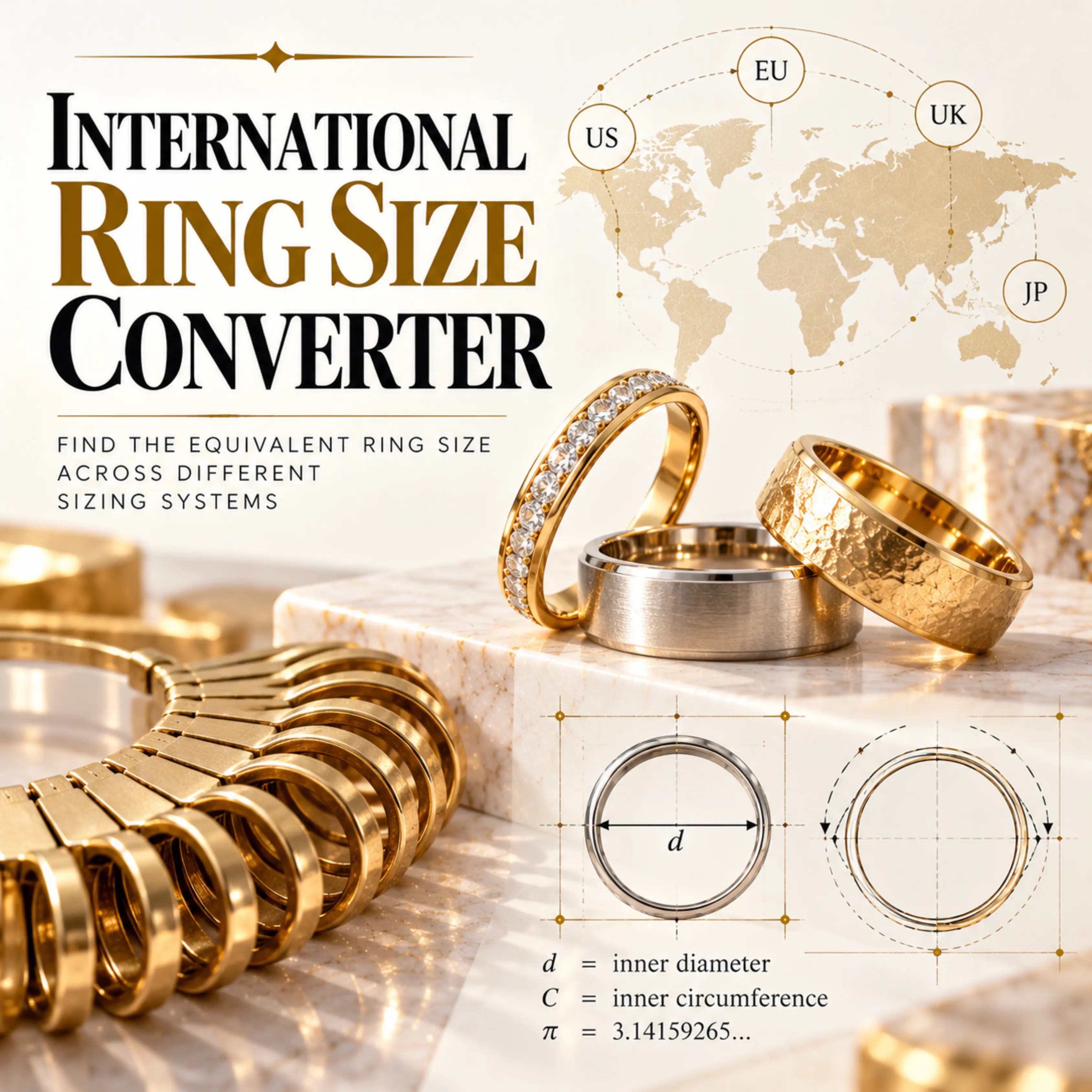 Converters. Jewelry Converters. International Ring Size Converter. AP | Pivtorak.Studio. 23.10.2026 © Anna Pivtorak (Kostyuk)