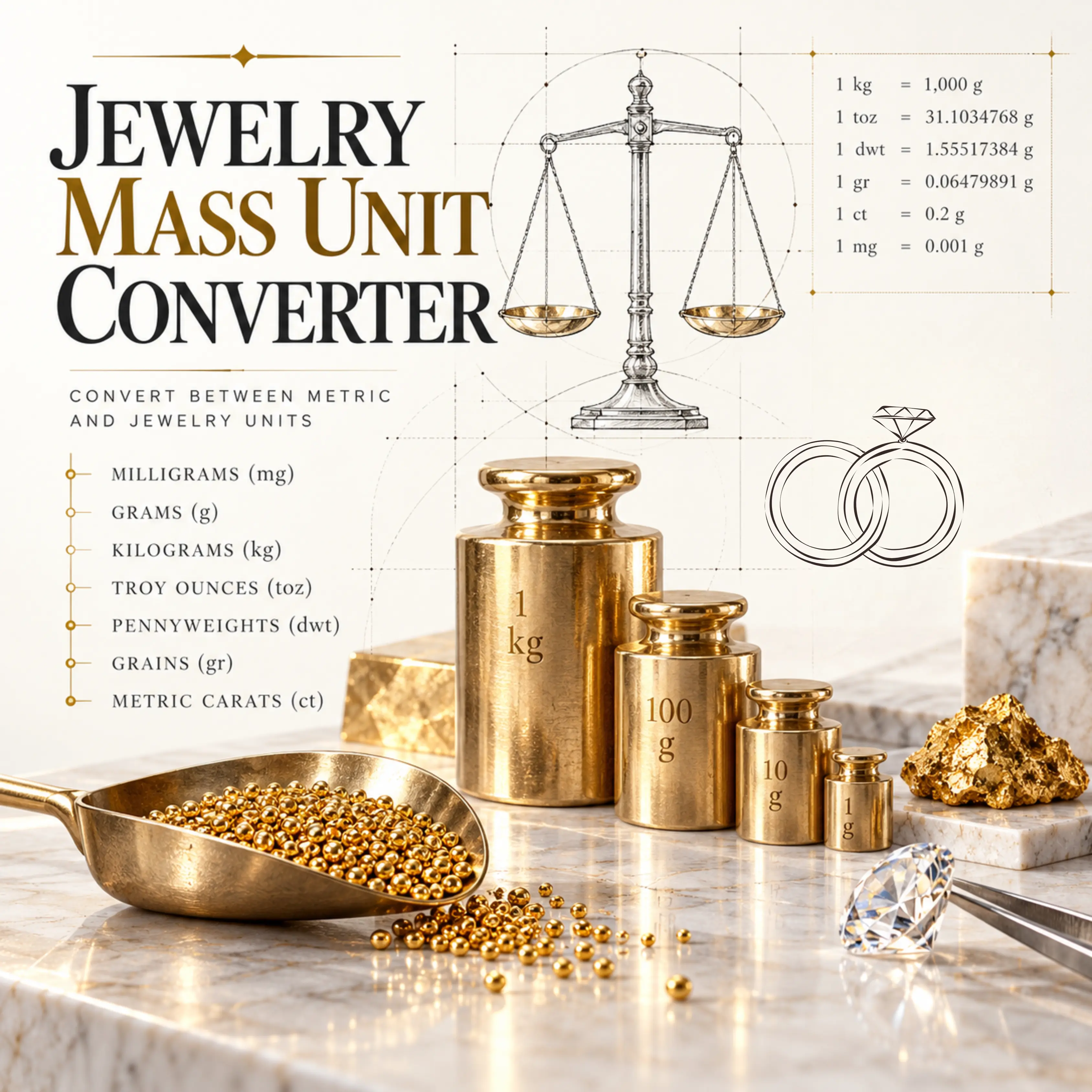 Converters. Jewelry Converters. Jewelry Mass Unit Converter. AP | Pivtorak.Studio. 22.10.2026 © Anna Pivtorak (Kostyuk)