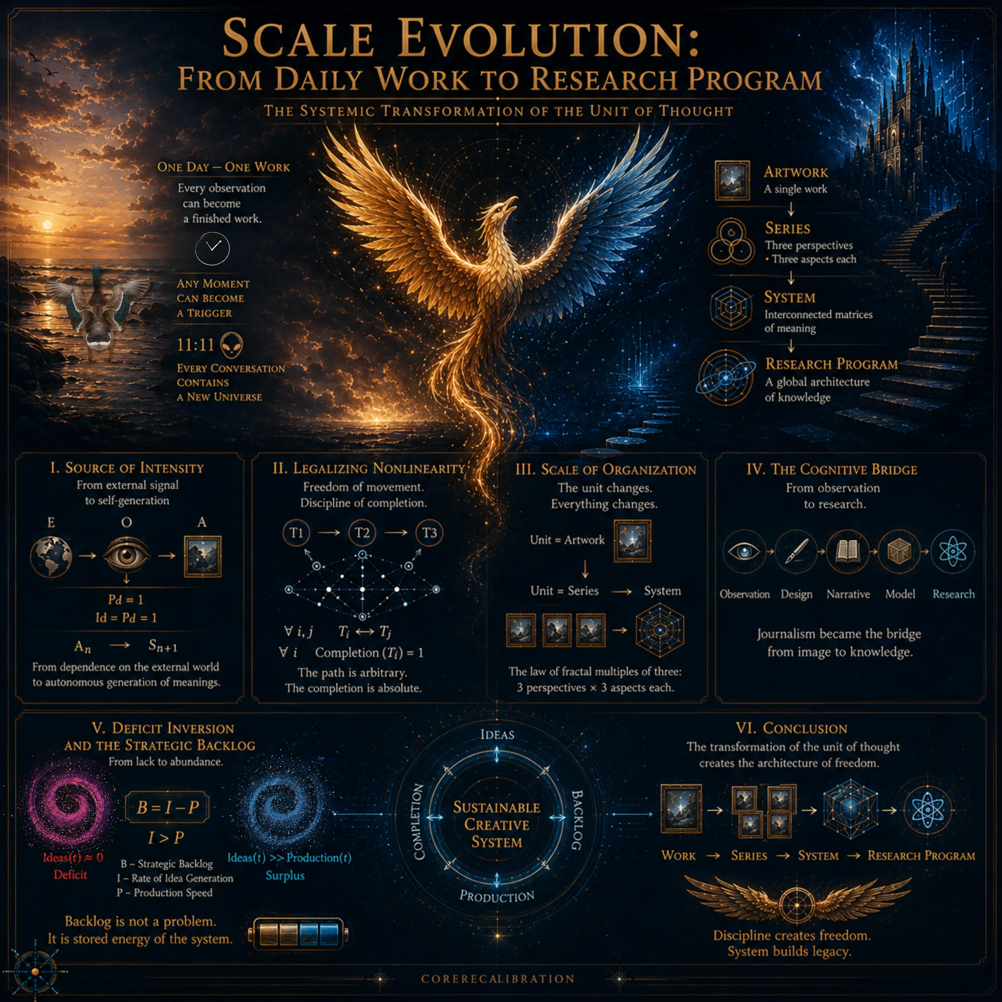 Scale Evolution. From Daily Work to Research Program