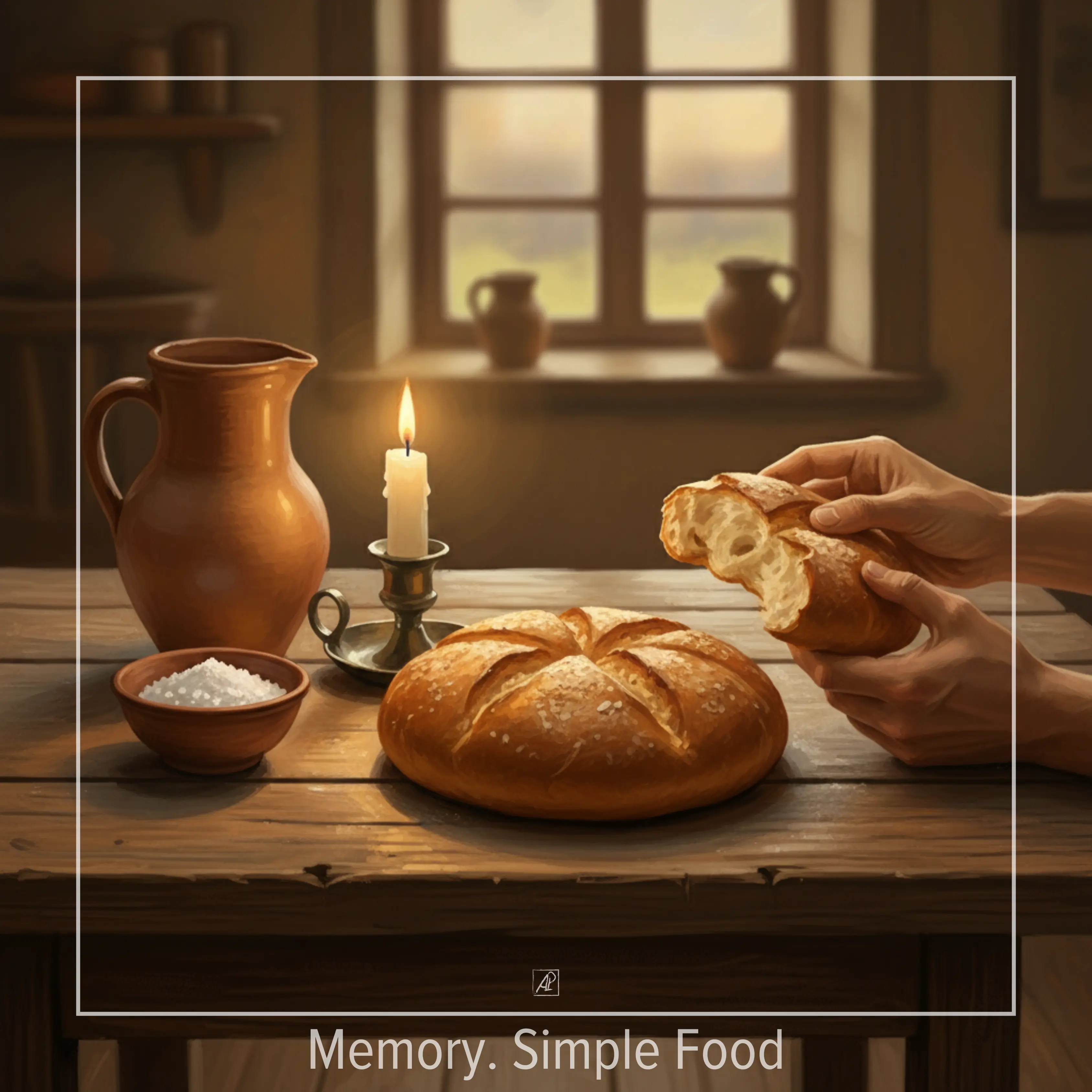 Memória. Comida Simples